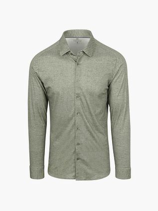 Desoto Skjorte Twill Optik Grøn