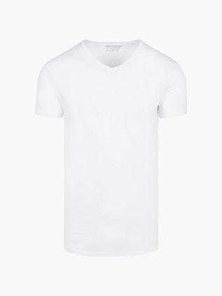 Garage 2-Pack Grunnleggende T-skjorte Bio V-hals Hvit