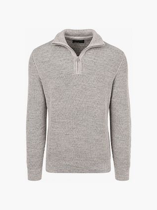 Marc O'Polo Half Zip Pullover Grey