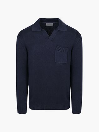 Suitable Raw Trui Riva Knit Navy