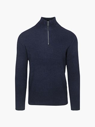 Blue Industry Halv Zip Pullover Navy