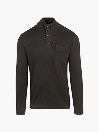 Blue Industry Mocker Pullover Sorte