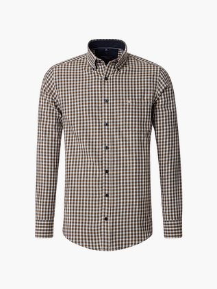 CASAMODA Chemise à carreaux beige