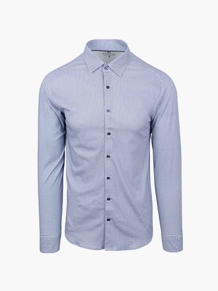 Desoto Camicia Stampa Blue