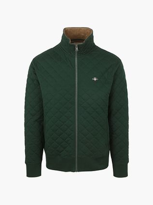 GANT Quilted Vest Mørkegrøn