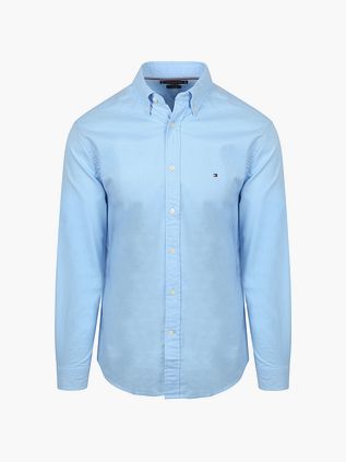 Tommy Hilfiger Flannel Skjorte Lyseblå