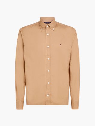 Tommy Hilfiger Skjorte Børstet Beige