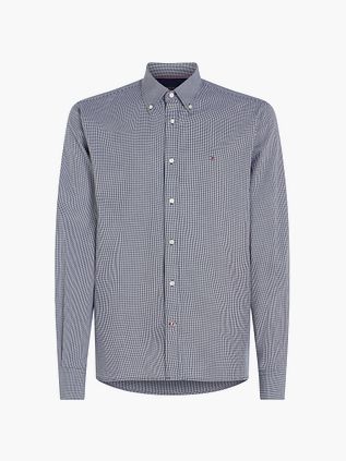 Tommy Hilfiger Skjorte Rutet Marineblå