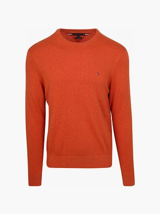 Tommy Hilfiger Sweater Bomuld Kashmir Orange