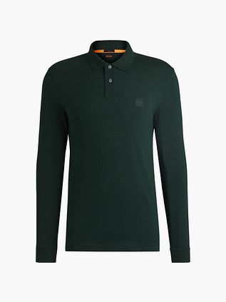 BOSS Passerby Polo Donkergroen