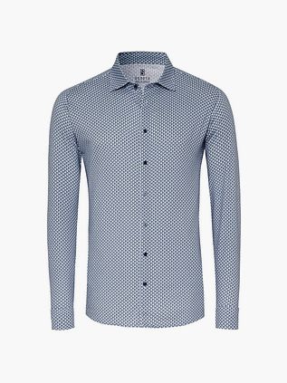 Camisa Desoto con estampado New Moon azul