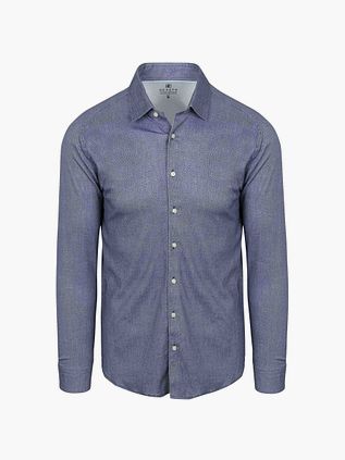 Desoto Chemise Oxford Optics Bleu