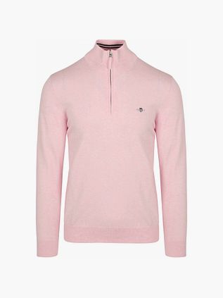 Gant Half Zip Pullover Light Pink