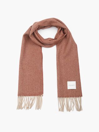 Profuomo Tørklæde af Lamuld Rødbrun