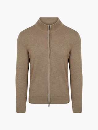 Suitable Vest Slub Garn Beige