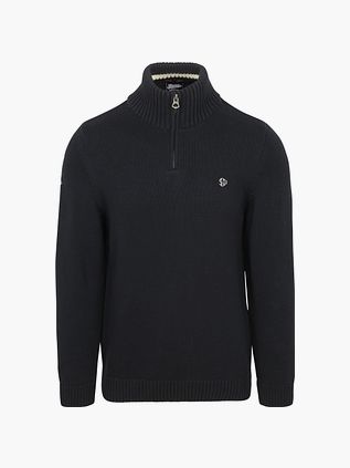 Superdry Halv Zip Trøje i Marineblå