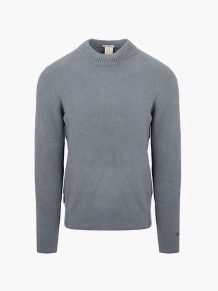 Cast Iron Pullover Gestrickt Sturmblau