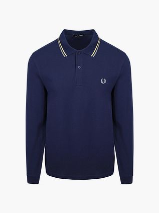 Fred Perry Longsleeve Polo Navy 48A