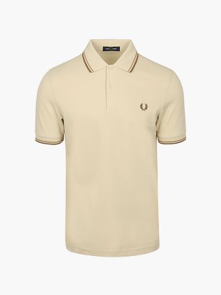 Fred Perry Twin Tipped M3600 Polo Beige
