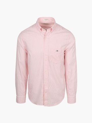 Gant Poplin Banker Overhemd Streep Roze