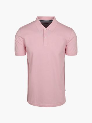 OLYMP Polo Piqué i Lyserød