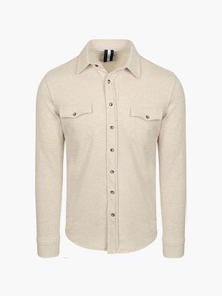 Profuomo Overshirt Western Jersey Ivoire