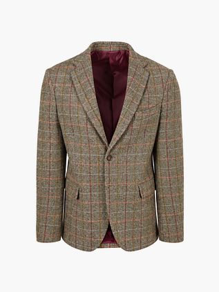 Steppin' Out Colbert Shetland Wool Check Green