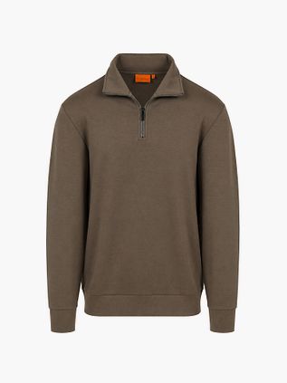 Suitable Scuba Pull Demi-Zip Taupe