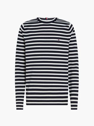 Tommy Hilfiger Pull Rayé Marine
