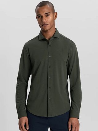 Dstrezzed skjorte Bo Mørkegrønn