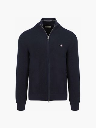 Gant vest Mørkeblå
