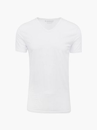 Garage Basic Stretch blanco de cuello en V