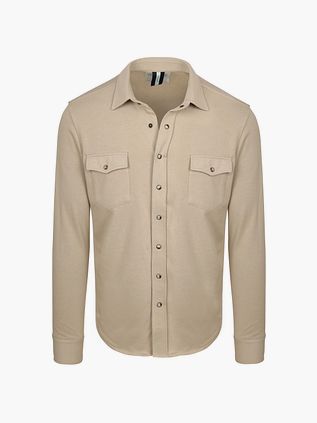 Koszula overshirt Profuomo Western w kolorze beżowym