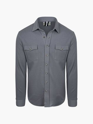 Profuomo Overshirt Western Blau