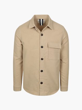 Profuomo Skjortejakke i Fløjl i Beige