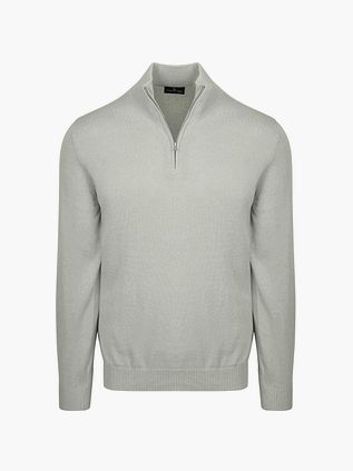 Sweter Steppin' Out Half-Zip Colin w kolorze szarym