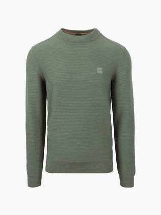 BOSS Pullover Anion Grøn