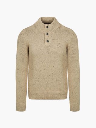 NZA Pullover Mocker Conor Melange Varm Beige