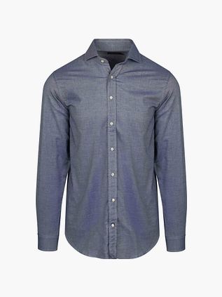 Steppin' Out Skjorte Twill Blå