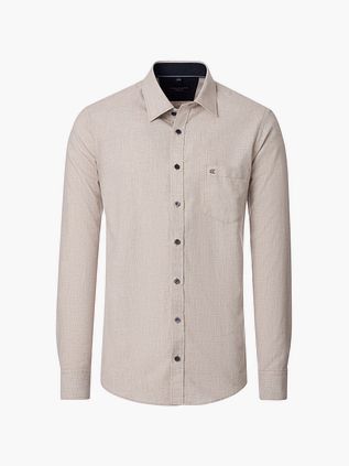 Casa Moda Skjorte Struktur Beige