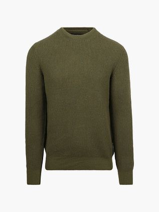 Marc O'Polo Pullover i uld-blanding i grøn farve