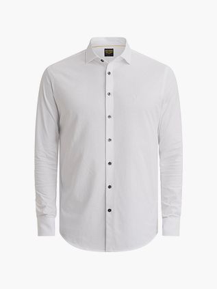 PME Legend Satin Jersey Hemd Weiß