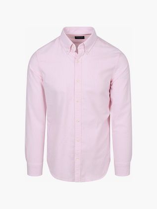 Steppin' Out Skjorte Oxford Stripes Rosa
