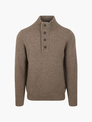 Barbour Mocker genser i ull, taupe