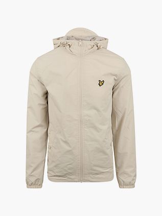 Beżowa kurtka na zamek Lyle & Scott