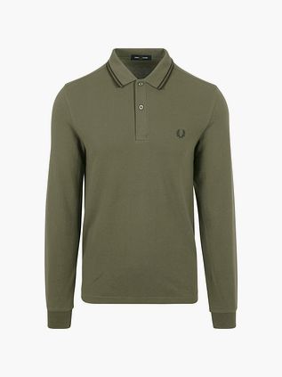 Fred Perry Langærmet Polo Grøn W49