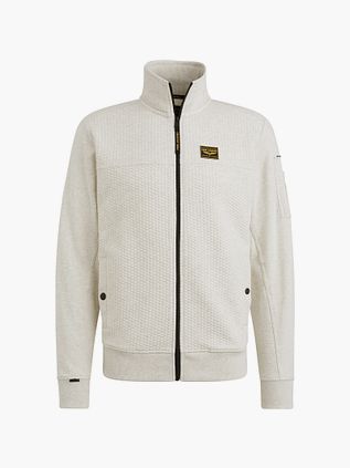 PME Legend Kofta Jacquard Interlock Grå