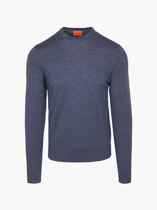 Suitable Merino Pullover Denim Blå