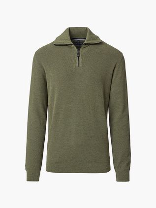 Casa Moda Halvzip Tröja Grön