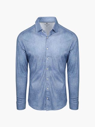 Desoto Hemd Blue Bleached Denim